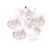 $105 FANQUARE VINTAGE PORCELAIN TEA SET FOR WOMEN
