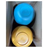 1 LOT OF ASSORTED AMOUNT CEREAL BOWLS