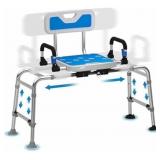 TUB TRANSFER BENCH AND SHOWER CHAIR WITH NON SLIP