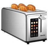 MECITY 4 SLICE TOASTER TOUCH SCREEN 1.5" LONG SLOT