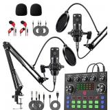 SKTOME PODCAST EQUIPMENT BUNDLE FOR 2, V8S VOICE C