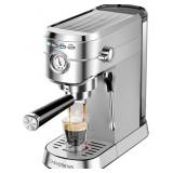 $140 CASABREWS CM5418 ESPRESSO MACHINE 20 BAR, COM