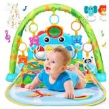 UMIKU BABY GYM PLAY MATS BABY TUMMY TIME MAT MUSIC