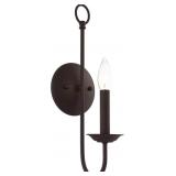 LIVEX LIGHTING 42681-07 STEEL WALL SCONCE FOR HOME