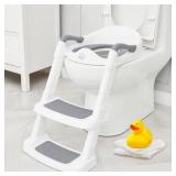 FORBENA POTTY TRAINING TOILET SEAT WITH STEP STOOL