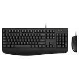 WIRED KEYBOARD AND MOUSE COMBO, EDJO FULL-SIZED ER