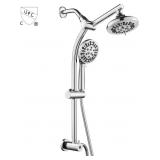 RETROFIT 2-WAY SHOWER HEAD COMBO, 8-FUNCTION RAINF