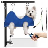 FOLDABLE DOG GROOMING ARM WITH CLAMP: ADJUSTABLE H