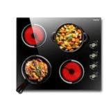 JESSIER ELECTRIC COOKTOP 24 INCH - 4 BURNER DROP-I