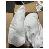 1 LOT OF (2) WHITE PILLOW