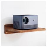 SARUFO ACACIA WOOD PROJECTOR SHELF FOR WALL MOUNT,