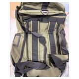 PROFOCUS GREEN AND BLACK BACKPACK/ DUFFEL BAG