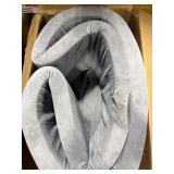 GREY CIRCULAR PILLOW PEN