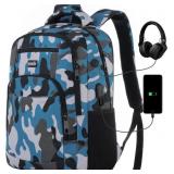 BACKPACK FOR MEN,COLLEGE BACKPACK SCHOOL BOOKBAG F