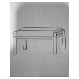 BLUE OUTDOOR OTTOMAN