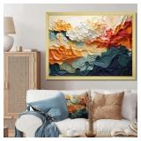 $175 40X30 BIOMORPHISM ORGANIC FORMS VI - ABSTRACT