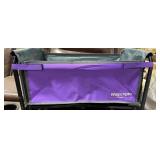PURPLE AND GREY FOLDING WAGON