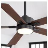 CHARLIE 52 IN. INTEGRATED LED INDOOR BLACK CEILING