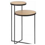 KATE AND LAUREL PEERO 2-TIER TRANSITIONAL MODERN S