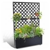 GARVEE METAL PLANTER BOX WITH DIAMOND SHAPED TRELL