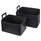 $231 DECO 79 LEATHER HANDMADE DECORATIVE AND FUNCT