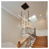 $290 JAKIE 8 - LIGHT MODERN CHANDELIER LONG HANGIN