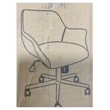 KD FABRIC OFFICE CHAIR COLOR METALLIC GUNMETAL/STR