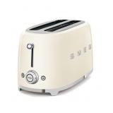 $280 SMEG 4-SLICE TOASTER - IVORY/CREAM - NO SIZE