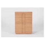 $895 CATANIA NATURAL WOOD 4-DRAWER CHEST | OAK