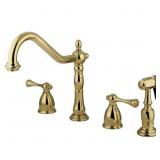 $330 DOUBLE HANDLE 8" WIDESPREAD KITCHEN FAUCET WI