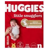 HUGGIES LITTLE SNUGGLERS BABY DIAPERS SIZE NEWBORN