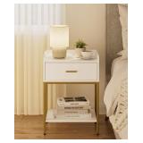 MASUPU NIGHTSTAND,3-TIER MODERN BEDSIDE NIGHT STAN