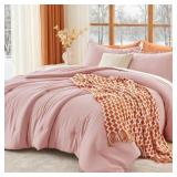 MUXHOMO KING SIZE COMFORTER SET, ALL SEASON ULTRA