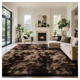 YONGYANGJUXIN FLUFFY RUG SHAG AREA RUG, MOTTLING B