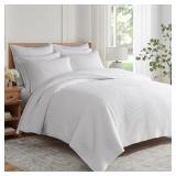 $116 LEVTEX HOME CROSS STITCH REVERSIBLE FULL/QUEE
