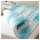 DUMOS 3 INCH MEMORY FOAM MATTRESS TOPPER KING, 5-Z