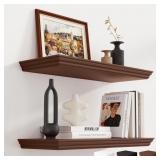 FUN MEMORIES FLOATING SHELVES 24 INCH LONG, 9.3 IN