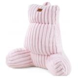 AM LIE HOME FAUX FUR READING PILLOW WITH POCKET FO