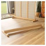 ROOM DIVIDER STAND NATURAL 3 PANEL
