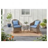 $299 STYLEWELL MAYBERRY 3-PIECE METAL OUTDOOR BIST