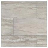 VETTUNO GREIGE 12 IN. X 24 IN. GLAZED PORCELAIN FL