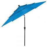 10 FT. STEEL MARKET PATIO UMBRELLA WITH 3-TIERED S