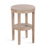 TALCOT ROUND SIDE TABLE PATRESA BEIGE