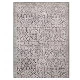 $149 SKYLINE GRAY 5 FT. X 7 FT.FLORAL AREA RUG