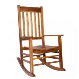 $136 44'H OAK PORCH ROCKER MADE OF ACACIA, PORCH R