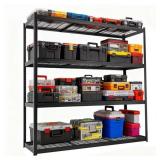 $180 HULUWAT 4-TIERS HEAVY DUTY METAL ADJUSTABLE G