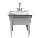 $155 32 IN. X 22 IN. WHITE FREESTANDING UTILITY/LA