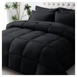 JOLLYVOGUE QUEEN COMFORTER SET, ULTRA-SOFT BED IN