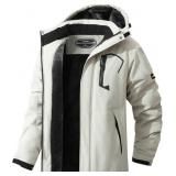 MEN'S SKI JACKET WARM WINTER SNOW COAT WATERPROOF