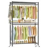 NEATRAYS ROLLING CLOTHES RACK FOR HANGING CLOTHES,